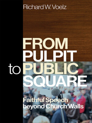 cover image of From Pulpit to Public Square